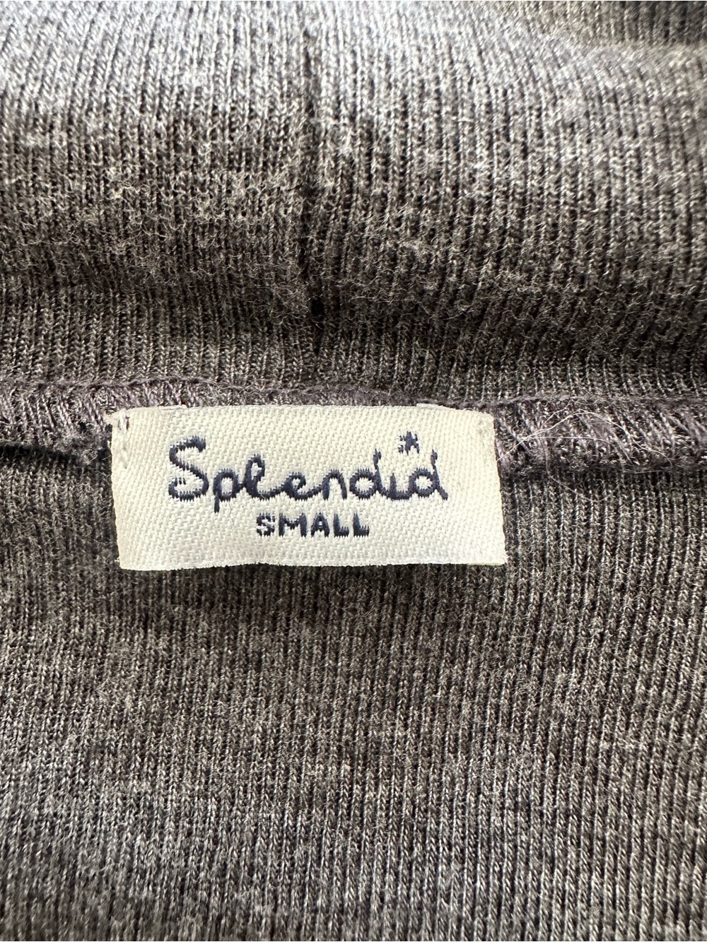 Splendid Dark Charcoal Open-Front Cardigan, size small - Picture 5 of 10